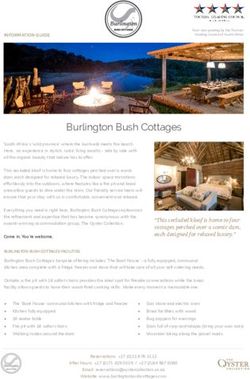 Burlington Bush Cottages - Burlington Bush ...