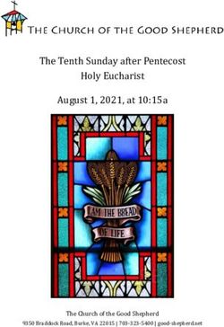 The Tenth Sunday after Pentecost Holy Eucharist August 1, 2021, at 10 ...