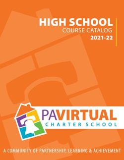 HIGH SCHOOL COURSE CATALOG 2021-22