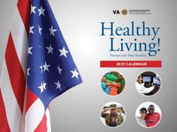 Healthy Living! VA 2021 CALENDAR - Veterans ...