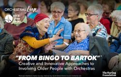 "FROM BINGO TO BARTOK" * - Creative and Innovative Approaches to Involving Older People with Orchestras - City of London Sinfonia