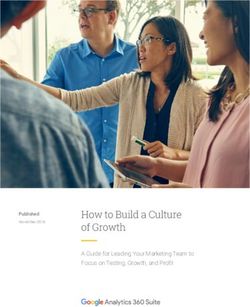How to Build a Culture of Growth - How to Build a Culture of Growth A Guide for Leading Your Marketing Team to Focus on Testing, Growth, and ...
