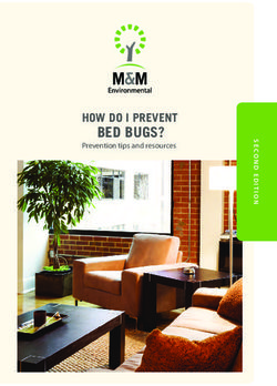 BED BUGS? HOW DO I PREVENT - PREVENTION TIPS AND RESOURCES