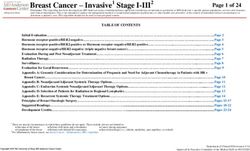 Breast Cancer - Invasive 1 Stage I-III 2 - MD Anderson