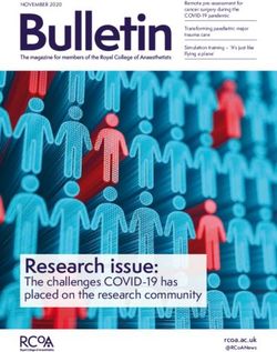 Research issue: The challenges COVID-19 has placed on the research community - The Royal College of Anaesthetists