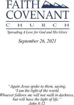 September 26, 2021 "Again Jesus spoke to them, saying, "I am the light of the world. Whoever follows me will not walk in darkness, but will have ...