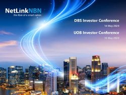 DBS Investor Conference - 14 May 2020
