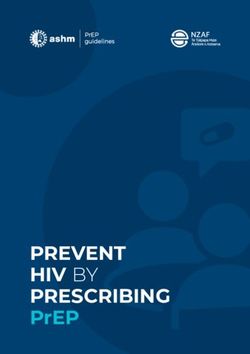 PREVENT HIV BY PRESCRIBING - PREP - ASHM