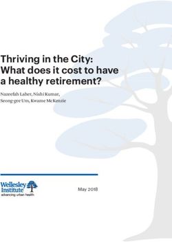 Thriving in the City: What does it cost to have a healthy retirement? - May 2018 - Wellesley Institute