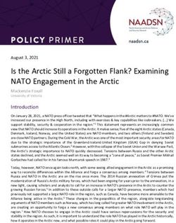 Is the Arctic Still a Forgotten Flank? Examining NATO Engagement in the Arctic