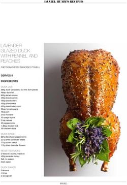 Lavender gLazed duck with fenneL and peaches