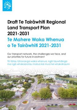 Draft Te Tairāwhiti Regional Land Transport Plan 2021-2031 Te Mahere Waka Whenua o Te Tairāwhiti 2021-2031