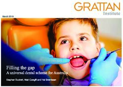 Filling the gap A universal dental scheme for Australia - Stephen Duckett, Matt Cowgill and Hal Swerissen - Grattan Institute
