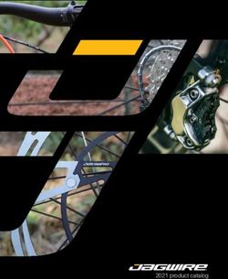 2021 product catalog - Jagwire