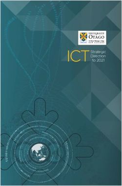 ICT Strategic Direction to 2021 - University of Otago