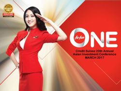 MARCH 2017 Credit Suisse 20th Annual Asian Investment Conference