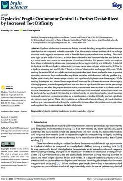 Dyslexics' Fragile Oculomotor Control Is Further Destabilized by Increased Text Difficulty - MDPI