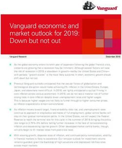 Vanguard economic and market outlook for 2019: Down but not out - Vanguard Canada
