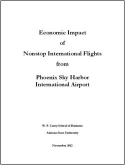 Economic Impact of Nonstop International Flights from Phoenix Sky Harbor International Airport - W. P. Carey School of Business Arizona State ...