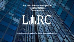 3Q-2021 Market Intelligence Reports Release Presentation - Better Lodging Analytics For Better Business Decisions