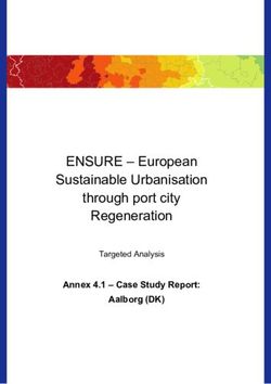 ENSURE - European Sustainable Urbanisation through port city Regeneration - Annex 4.1 - Case Study Report: Aalborg (DK) - Espon