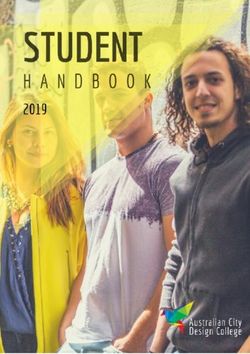 Students Handbook 2018 - Australian City Design College