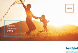 Benefit Summary 2019 PACE1 - CMAC Klerksdorp