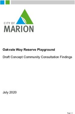 Oakvale Way Reserve Playground Draft Concept Community Consultation Findings July 2020