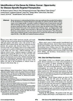 Identification of the Genes for Kidney Cancer: Opportunity for Disease-SpecificTargeted Therapeutics