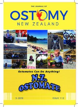 Ostomates Can Do Anything! - 3-2019 ISSUE112 - Ostomy NZ