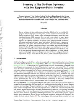 Learning to Play No-Press Diplomacy with Best Response Policy Iteration - arXiv.org