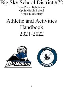 Big Sky School District #72 Athletic and Activities Handbook 2021-2022 - Lone Peak High School Ophir Middle School Ophir Elementary - Big Sky ...