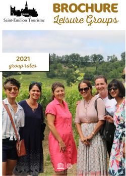 Brochure Leisure Groups - group rates - Saint-Emilion Tourisme