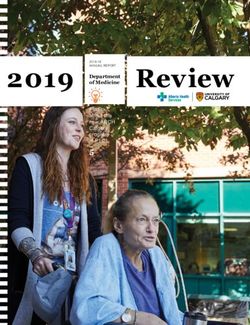 2019 of Medicine Review - Find out about the new ARCH Calgary program at PLC.