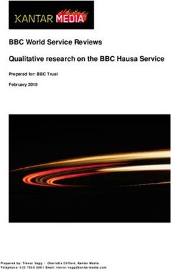 BBC World Service Reviews Qualitative research on the BBC Hausa Service - Prepared for: BBC Trust February 2010