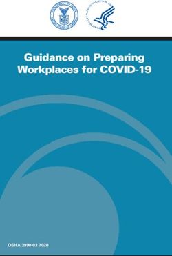 Guidance on Preparing Workplaces for COVID-19 - OSHA 3990-03 2020