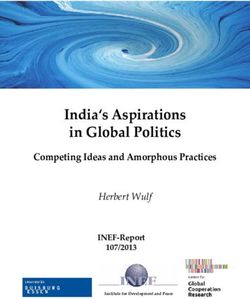 India's Aspirations in Global Politics - Competing Ideas and Amorphous Practices Herbert Wulf - e doc