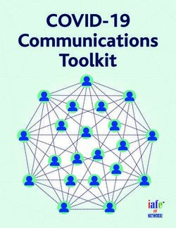 COVID-19 Communications Toolkit