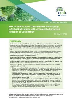 SUMMARY RISK OF SARS-COV-2 TRANSMISSION FROM NEWLY-INFECTED INDIVIDUALS WITH DOCUMENTED PREVIOUS INFECTION OR VACCINATION