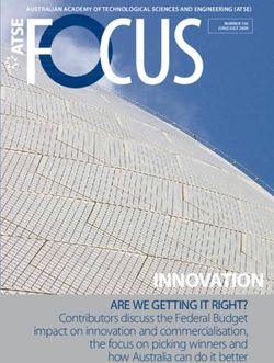 InnovatIon - Australian Academy of Technology and Engineering