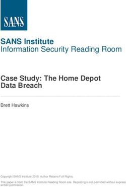 SANS Institute Information Security Reading Room