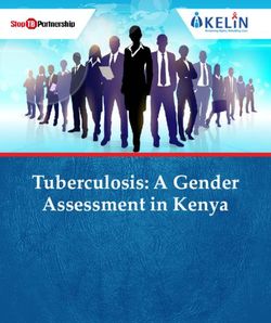 Tuberculosis: A Gender Assessment in Kenya - Stop TB ...