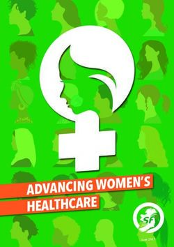 ADVANCING WOMEN'S HEALTHCARE - Sinn Fein