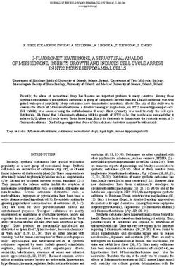 3-FLUOROMETHCATHINONE, A STRUCTURAL ANALOG OF MEPHEDRONE, INHIBITS GROWTH AND INDUCES CELL CYCLE ARREST IN HT22 MOUSE HIPPOCAMPAL CELLS