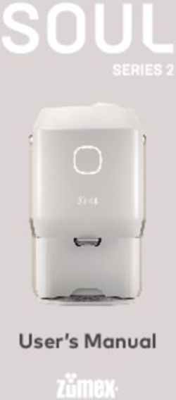 User's Manual - MaxiCoffee