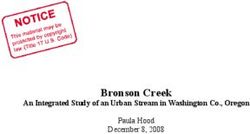 Bronson Creek An Integrated Study of an Urban Stream in Washington Co., Oregon - Paula Hood