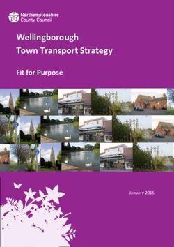 Wellingborough Town Transport Strategy - Fit for Purpose Fit for Purpose - January 2015 - Northamptonshire ...