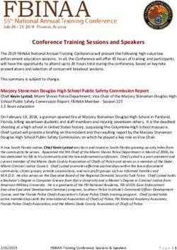 Conference Training Sessions and Speakers - FBINAA 2019 Annual ...