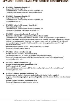 Language laboratory required. Language laboratory required. Introduction to Spanish. This course is designed to prepare students for enrollment in ...