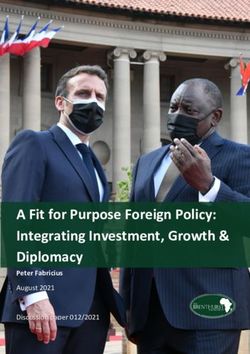 A Fit for Purpose Foreign Policy: Integrating Investment, Growth & Diplomacy - Peter Fabricius